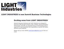 Tablet Screenshot of lightindustries.com